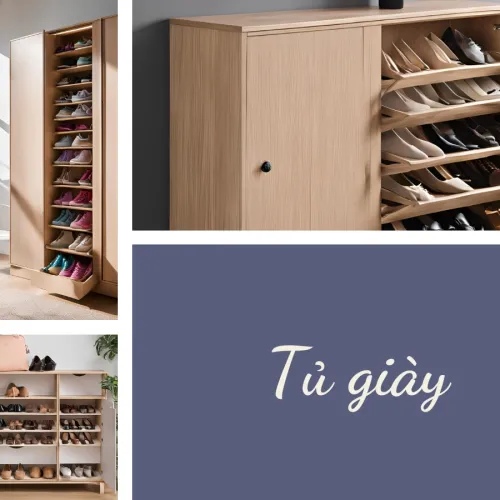 Tủ giày đa năng lưu trữ lớn
