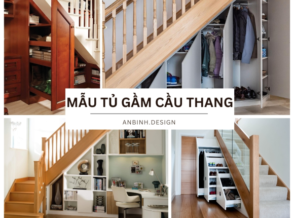 Xu hướng mẫu tủ gầm cầu thang 2025