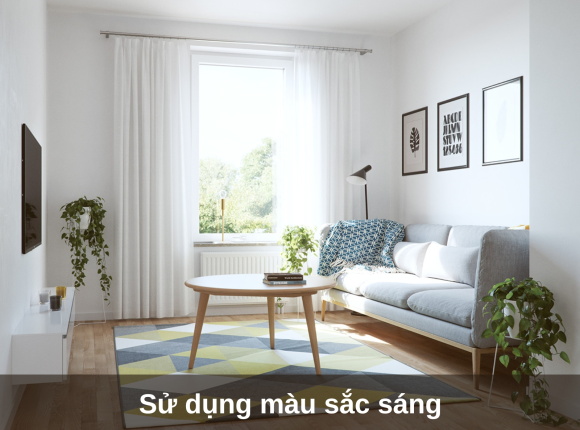 Màu sắc và chất liệu nên dùng khi thiết kế nội thất phòng ngủ nhỏ