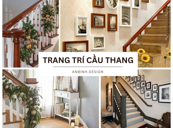 Hướng dẫn trang trí cầu thang độc đáo